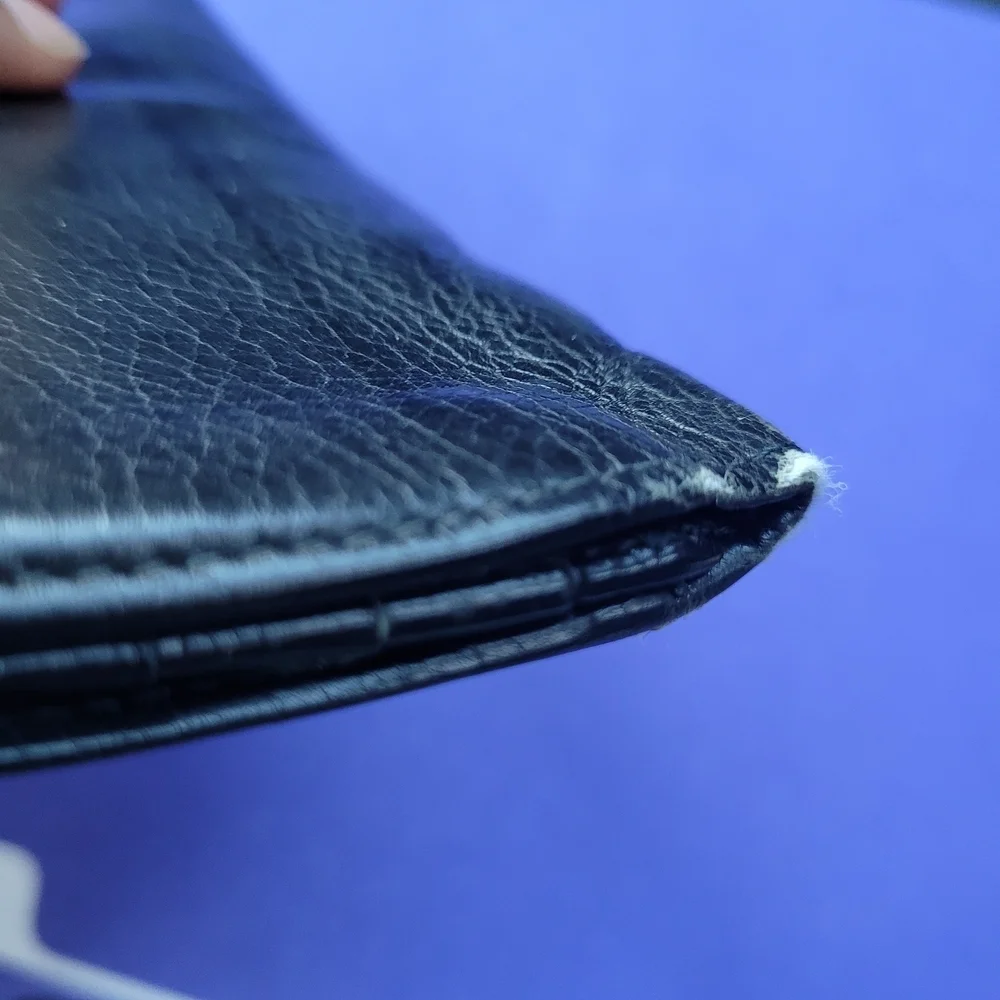 Old Vintage Black Leather COACH Wallet